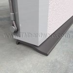 Pemko #P364R Garage and Overhead Door Bottom, Curved Sponge Neoprene Flange, .625" Clearance