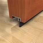 Zero #8149AA Door Sweep, Mortised Aluminum Casing with .625" Nylon Brush