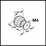 Hafele Astral Collection Knob