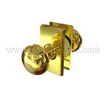 Emtek 5121P Keyed In Knob Rectangular Rosette with Providence Knob, Entry US4