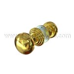 Emtek 5100P Keyed In Knob Regular Rosette with Providence Knob, Entry US4