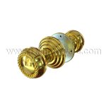 Emtek 5100RK Keyed In Knob Regular Rosette with Rope Knob, Entry US4