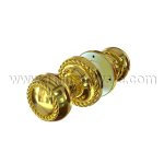 Emtek 5101RK Key In Knob Rope Rosette with Rope Knob, Entry US3