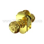 Emtek 5108W Keyed In Knob #8 Rosette with Waverly Knob, Entry US4