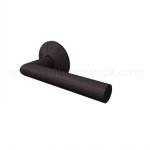 Emtek Stuttgart Door Handle, Modern Classic Brass, Passage, Modern Rosette, Satin Brass (US4) Finish