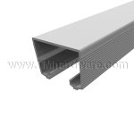 Hager 9821 Aluminum Box Track For Sliding Doors, 250 Lbs.