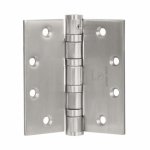 McKinney Standard Hinge Ball Bearing, 5 knuckles, Heavy Weight, Full Mortised Satin Stainless Steel (US32D) Finished
