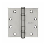 McKinney MacPro MPB91 Hinge Ball Bearing, 5 Knuckle, Stainless Steel, Full Mortised, 4-1/2" x 4-1/2" - Quick Ship