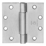 McKinney TA786 Heavy Weight Hinge, 3 Knuckles, Satin Chrome (US26D) , 4-1/2" x 4-1/2" - Quick Ship