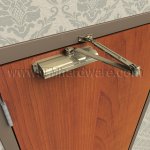 Norton 1601SS, Door Closer, Surface Closer, Corrosion Resistant, Regular or top jamb to 3" reveal, Adjustable Size 1-6, Aluminum Painted Finish