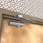 Norton 1700, Door Closer, Surface Closer, No Hold Open, Aluminum Painted Finish