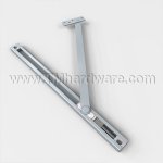 Norton Checkmate 6ADJ Series, Concealed, Low Profile, Adjustable, Stop And Holder, Aluminum Painted