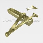 Norton 8301, Door Closer, Surface Closer, With Slim Line Cover, Non-Hold Open, Regular, parallel or top jamb to 3" reveal, Aluminum Painted Finish