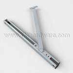 Norton Checkmate 55 Series, Adjustable, Surface, Standard Duty, Stop And Holder, Hold Open, Aluminum Painted Finish