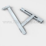 Norton Checkmate 8HD Series, Surface, Extra Heavy Duty, Stop And Holder, Hold Open, Aluminum Painted Finish