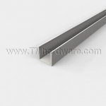Pemko 94A Bottom Guide Channel, Aluminum, Mortised