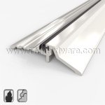 Zero #563 Rabbeted Threshold, 3.5" Aluminum with Neoprene Gasket, .875" H