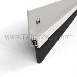 Zero #96 Door Sweep, Aluminum Casing with 1.125" Angled Pile Seal