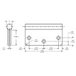 McKinney Standard Steel Hinge, 5 knuckles, Full Mortised Satin Chrome (US26D) Finished