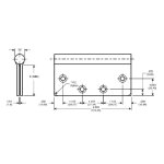 McKinney Standard Hinge Ball Bearing, 5 knuckles, Full Mortised Satin Chrome (US26D) Finished