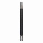 Trimco Leather Wrapped Ladder Pull, Straight Standoff with Square Ends, 1" Diameter
