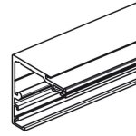 Hafele Slido D-Line12 Upper Running Track, Wall Mounted, Pre-drilled