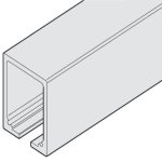 Hafele Upper Track for HAWA Junior 250/A, B, Pre-drilled, Aluminum