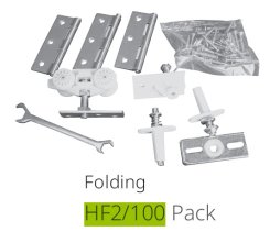 HF2/100A P.C. Henderson Folding Doors/ Room Dividers up to 100 Lbs., Doors up to 24" W