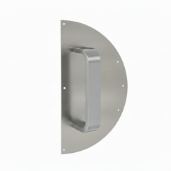 Trimco Half-Round Push/Pull Plates