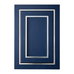 Cabinet Accent Strap, Aluminum, 3/4" x 1/4" x 72" (W x H x L), Satin/Brushed Aluminum Finish