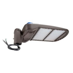 Topaz F-ARL/300/50K/S3/480 LED Outdoor Area Lighting - 300W, 200-480V, 5000K w/ Slipfitter Mount, Bronze finish