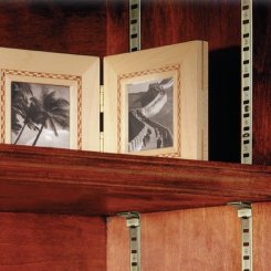 255 Series Pilaster Standards, KV, 5/8" x 3/16", 23 gauge, Aluminum, Model 255 AL 36