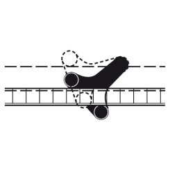 Hafele Ex-Cellent H®, Glass Shelf Support for 13/64" (5 mm) Diameter Hole, Zinc alloy, Nickel Plated