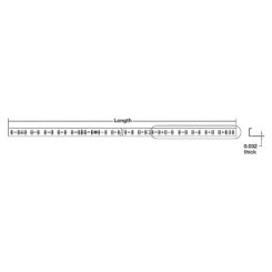 Hafele Pilaster Standards, Shoptec, 5/8" X 3/16", Steel, Zinc Plated, 12"