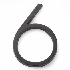 Emtek Modern House Numbers 6 digit Satin Brass (US4) Finished