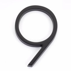 Emtek Modern House Numbers 9 digit Satin Brass (US4) Finished