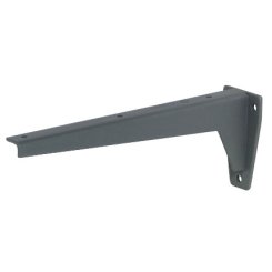 Work Surface Brackets, Hebgo, 26-49/64" x 3-15/16" x 8-21/32", 500 kg, Steel, Gray Primed