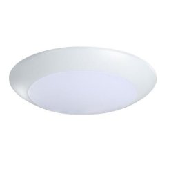 Topaz SDL6/11W/D/CTS-46 Surface Mount Disk Light, White Trim