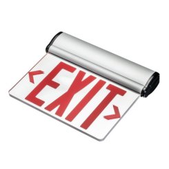 Topaz ESEL/DFS/RMR/B-NY LED Indoor Luminaries Exit & Emergency Lighting, Mirrored Edge, Double Face, NYC Approved