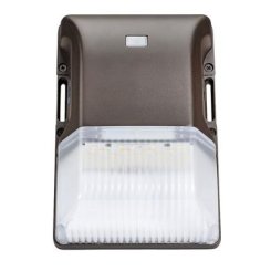 Topaz TPF-WPC/20W/CTS/96 LED Compact Wall Pack, 20W, CCT Selectable, Bronze finish