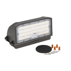 Topaz WPFC-75W-PCTS-BZ-PC LED Full Cutoff Wall Pack, Power & CCT Selectable, Bronze finish