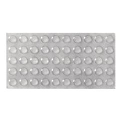 Hafele Door Bumper, Round, BS-07, 8.5mm diameter x 2.2mm, Transparent , Box of 1,350 pcs