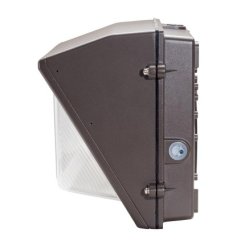 Topaz F-WPE/60W/50K/BZ/PC Economy LED Traditional Wall Pack 60W, 5000K CCT