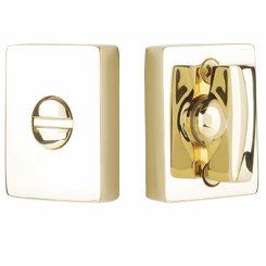 Emtek #818TP Modern Thumbturn Privacy Bolt, Satin Brass (US4) Finish