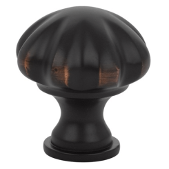 Emtek 86121 Melon Knob- Polished Brass