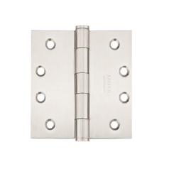 Emtek 9821532D Stainless Steel, Plain Bearing, 4.5" x 4.5", Square  Corner - PAIR