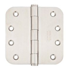 Emtek 9823432D Stainless Steel, Plain Bearing, 4" x 4", 5/8" Radius  Corner - PAIR