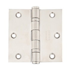 Emtek 9841332D Stainless Steel, Ball Bearing, 3.5" x 3.5", Square  Corner - PAIR