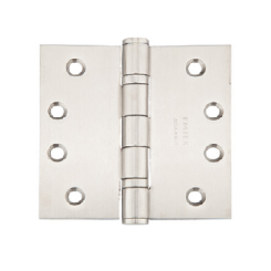 Emtek 9841432D Stainless Steel, Ball Bearing, 4" x 4", Square  Corner - PAIR