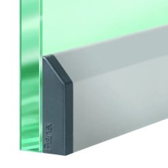 Pemko KG-SM-SET-NRW, Adhesive Planet Automatic Door Bottom, 914 mm Length, Clear Anodized Aluminum Finish